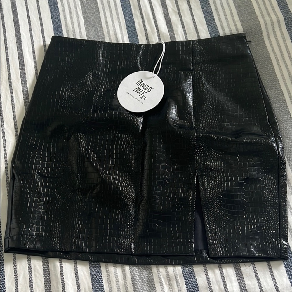 Princess Polly Miriah Mini Skirt Black